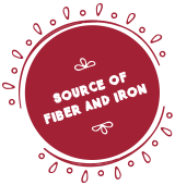 source of fiber and iron