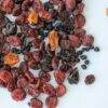 melange 4 fruits entiers séchés texture / whole dried fruit blend texture